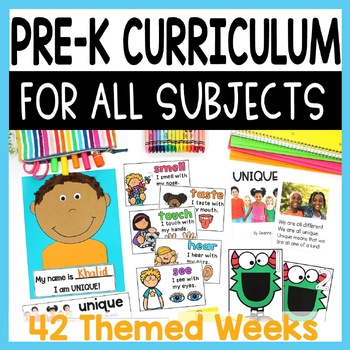 Preview of Preschool or Pre-K Curriculum - Transitional Kindergarten For All Subjects
