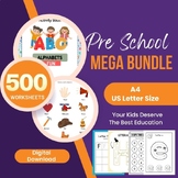 Preschool to Kindergarten Mega Activity Pack (Alphabets)
