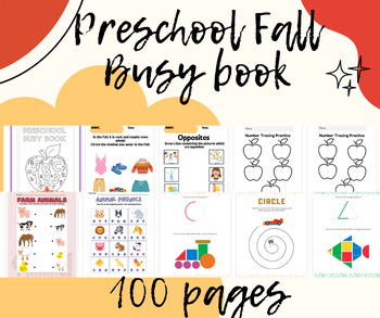 Preview of Preschool workbook Printable PDF . Preschool Curriculum