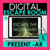 Present AR Verbs Digital Escape Room | Spanish Breakout Room