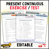 Present Continuous Adventure: Simple and Engaging Grammar 