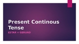 Present Continuous Tense in Spanish (PowerPoint)