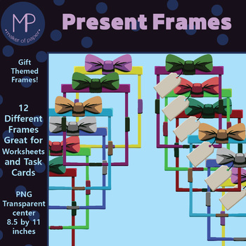 Preview of Present Frames for Task Cards & Worksheets