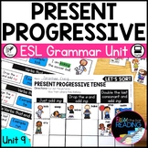Present Progressive / Continuous Tense Grammar Unit for Ne