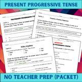 Present Progressive Practice (Packet)