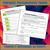 Present Progressive Practice (Spanish 1 and Spanish 2)