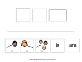 Present Progressive Sentence Strip AAC w/ Corresponding Pictures