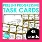 Present Progressive Task Cards | Spanish Review Activity