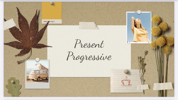 Preview of Present Progressive in Spanish Notes and Practice, El presente progresivo
