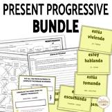 Spanish Present Progressive Review Activity Bundle