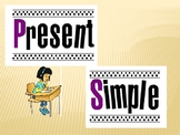 Digital ESL Grammar Activities: Simple Present Tense Verbs