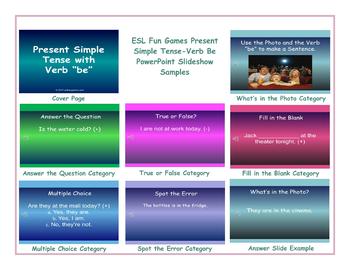 Preview of Present Simple Tense-Verb Be PowerPoint Slideshow