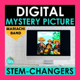 Present Stem Changing Verbs Mystery Picture | Spanish Pixel Art