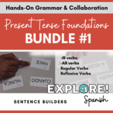 Present Tense Foundations: Spanish Sentence Builders Hands