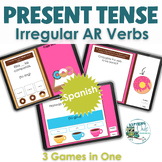 Present Tense Irregular AR Verbs Review Google Game Spanish