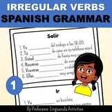 Present Tense Irregular Verbs in Spanish - SALIR and IR - 