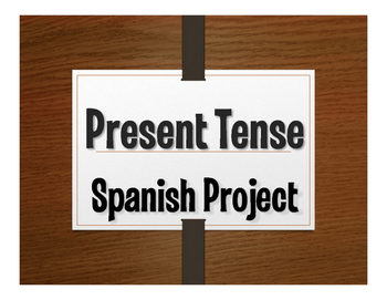 Preview of Spanish Present Tense Project