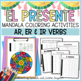 Present Tense Regular Verb Worksheets Spanish Verb Colorin