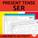 Spanish Present Tense Ser Worksheets Maze Puzzles for Span