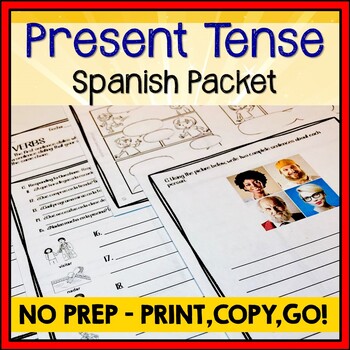 Preview of Spanish Present Tense Review