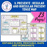 Mind map: the present. Editable slides, printable, workshe