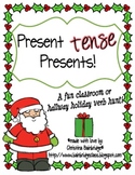 Present *tense* Presents... a Christmas Verb Classroom or 