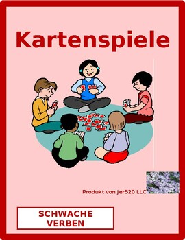 Preview of German Regular Verbs Present Tense Card Games