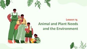 Preview of Presentable PDF 15: Animal and Plant Needs and the Environment