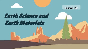 Preview of Presentable PDF 29: Earth Science and Earth Materials