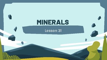 Preview of Presentable PDF 31: Minerals
