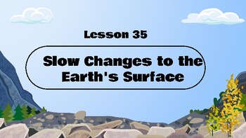 Preview of Presentable PDF 35: Slow Changes to the Earth's Surface