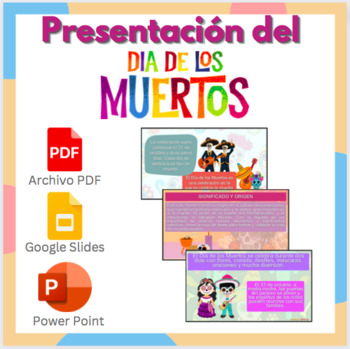 Preview of Presentación Día de los muertos - Google Slides / Power Point / pdf