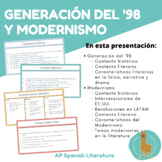 Presentación: Generación del '98 y Modernismo