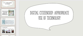 Preview of Presentation & Activities: Digital Citizenship & Online Safety 