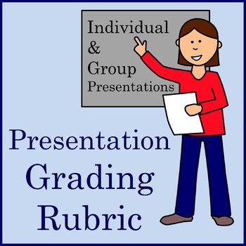 Preview of Presentation Grading Rubric for Individual and Group Oral Presentations
