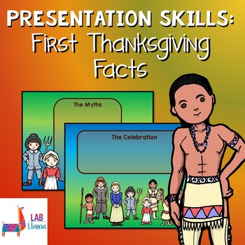 Preview of Presentation Skills: First Thanksgiving Facts