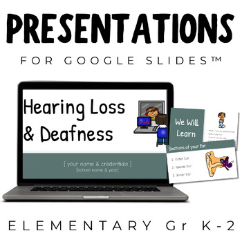 Preview of Presentations | Hearing Loss & Deafness (Gr K-2)