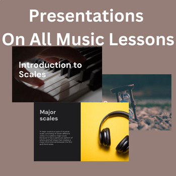 Preview of Presentations on All Music Lessons