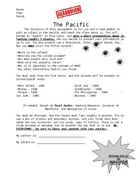 Preview of Presenting the Pacific: WW2