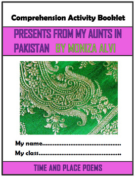 Preview of Presents from My Aunts in Pakistan - Comprehension Activities Booklet!
