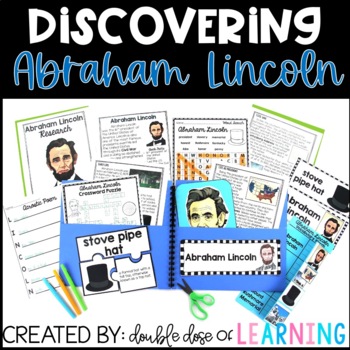 Preview of President Abraham Lincoln Research Unit with PowerPoint