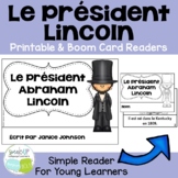 Président Lincoln French Presidents Day Reader | Print & B