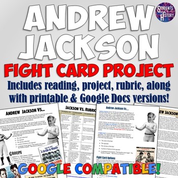 Preview of Andrew Jackson Fight Card Poster Project