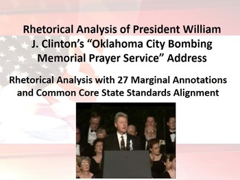 Preview of President Bill Clinton’s Oklahoma City Memorial Speech Rhetorical Analysis