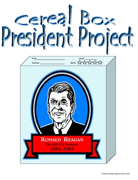 Preview of President Cereal Box Project