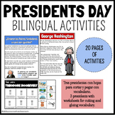 President Day Activities! Día de presidente actividades!!