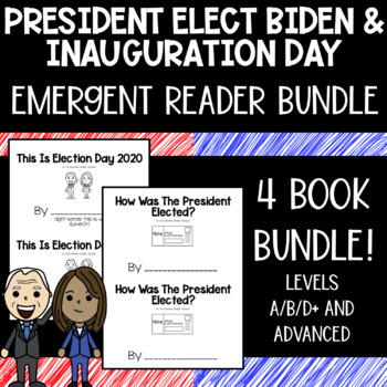 Preview of President Elect Joe Biden and Inauguration Day Emergent Reader Bundle