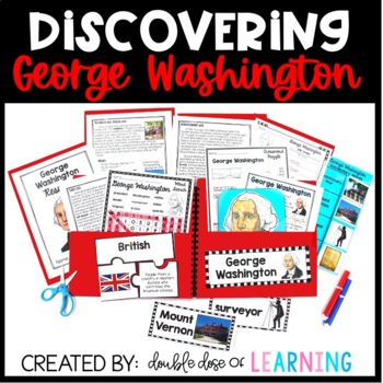 Preview of President George Washington Research Unit with PowerPoint