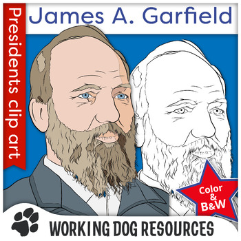 Preview of President James A Garfield clip art