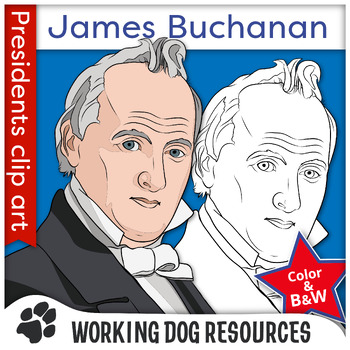 Preview of President James Buchanan clip art